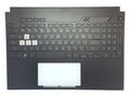 Carcasa superioara si tastatura originala Asus TUF Gaming F15 FA507RC, FA507RE, FX507ZC, FX507ZC4, FX507ZE, neagra, layout US, cu iluminare RGB, model 90NR09C1-R31UI1
