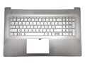 Carcasa superioara cu tastatura HP ProBook 470 G8, 470 G9, 470 G10, layout RO, Natural Silver, fara iluminare