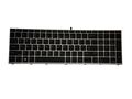 Tastatura compatibila HP ProBook 450 G5, 455 G5, 470 G5, US International, cu iluminare, gri