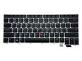 Tastatura compatibilia Lenovo ThinkPad T460s, T470s, ThinkPad 13 Gen 1 & Gen 2, rama argintie, fara iluminare