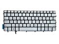 Tastatura originala laptop Dell XPS 13 7390, 9357, 9370, 9380, alba, cu iluminare, layout US, model FXCRT
