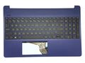 Carcasa superioara cu tastatura HP 15-DY, 15-EF, 15T-DY, 15S-EQ, 15S-FQ, layout romanesc, L91268-271 EA0P5009030, albastru, fara iluminare