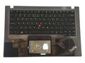 Carcasa superioara cu tastatura Lenovo ThinkPad T490s (Type 20NX, 20NY), layout US, cu iluminare, model 02HM282, originala