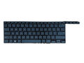 Tastatura compatibila Asus ZenBook Pro Duo UX581GV, UX581LV, Layout US, Albastru Celestial Blue, cu iluminare, model 0KNB0-6823US00