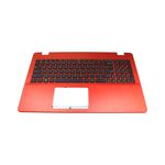 Carcasa superioara si tastatura originala Asus X542UA rosu, fara iluminare