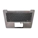 Carcasa superioara si tastatura originala Asus ZenBook UX305UA, fara iluminare, layout US, culoare Obsidian Stone, model 90NB0AB1-R31UI0