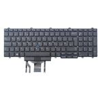 Tastatura originala Dell Latitude E5550, E5570, neagra, cu iluminare, layout UK, model FP37Y