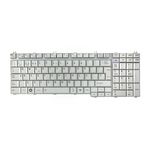 Tastatura compatibila laptop Toshiba Equium P300, Qosmio F60, F750, G50, X300, X305, X500, argintie, fara iluminare, layout ES
