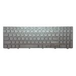 Tastatura compatibila Dell Inspiron 15 7537, argintie, cu iluminare, layout US