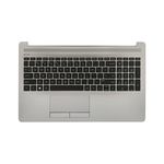Carcasa superioara laptop cu tastatura si touchpad HP 250 G7, 255 G7​, L50001-B3​1, fara iluminare, argintie