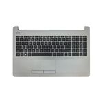 Carcasa superioara si tastatura laptop HP 250 G6, 255 G6, 256 G6, originala, versiune clasica fara iluminare, argintie, model 929904-B31