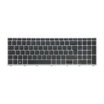 Tastatura originala HP ProBook 650 G4, 650 G5, fara iluminare, layout UK, rama argintie, model L09594-031