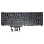 Tastatura originala Dell Latitude 5500, 5501, 5510, 5511, Precision 3540, 3541, 3550, 3551, neagra, cu iluminare, dual point, layout international, model M25NK