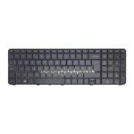 Tastatura compatibila HP DV7-4000, rama negru lucios, fara iluminare, layout UK