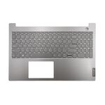 Carcasa superioara cu tastatura originala Lenovo ThinkBook 15-IIL, 15-IML, layout US, cu iluminare, argintie