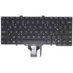 Tastatura originala Dell Latitude 7400, neagra, layout US, cu iluminare, model RN86F
