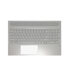 Carcasa superioara cu tastatura HP Pavilion 15-CS, 15-CW, originala, argintie, layout romanesc, cu iluminare, model  L24752-271