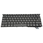 Tastatura compatibila Lenovo Yoga S940-14IIL type 81Q8, S940-14IWL type 81Q7, UK, cu iluminare, culoare Iron Grey