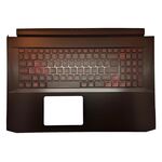 Carcasa superioara cu tastatura originala Acer Nitro 5 AN517-52, neagra, cu iluminare Rosie, layout US, model 6B.Q84N2.033 GTX1650