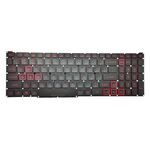 Tastatura compatibila Acer Nitro 5 AN515-45, AN515-56, AN515-57,  Nitro 5 AN517-41, AN517-53, AN517-54, layout US, iluminare rosie
