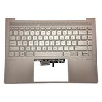 Carcasa superioara palmrest cu tastatura HP Envy 14-eb, 14-eb0009nq, 14-eb1001nq, 14-eb0007nq, 14-eb0003nq, romana, M30903-271, cu iluminare, argintiu