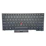 Tastatura compatibila Lenovo ThinkPad P14s Gen 1, Gen 2, ThinkPad T14 Gen 1, Gen 2, neagra, layout US, cu iluminare