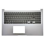 Carcasa superioara cu tastatura Asus VivoBook 15 D1502IA M1502IA S1502IA, US, fara iluminare, argintiu