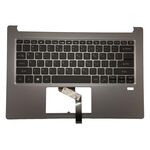 Carcasa superioara si tastatura originala Acer Swift 3 SF314-57 SF314-57G, gri US, iluminata, 6B.HJEN8.001