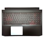 Carcasa superioara cu tastatura originala Acer Nitro 7 AN715-51 neagra, cu iluminare Rosie, layout US, model 6B.Q5HN2.001 GTX 1660Ti
