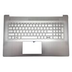 Carcasa superioara cu tastatura HP ProBook 470 G8, 470 G9, 470 G10, layout RO, Natural Silver, fara iluminare