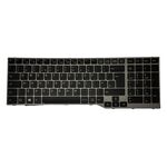 Tastatura compatibila Fujitsu Lifebook E554, E556, E557, E753, E754, E756, UK, cu iluminare