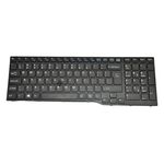 Tastatura compatibila Fujitsu Lifebook E554, E556, E557, E753, E754, E756, cu pointer, UK, negru, fara iluminare