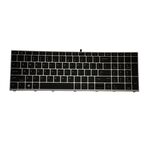 Tastatura compatibila HP ProBook 450 G5, 455 G5, 470 G5, US International, cu iluminare, gri