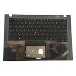 Carcasa superioara cu tastatura Lenovo ThinkPad T490s (Type 20NX, 20NY), layout US, cu iluminare, model 02HM282, originala