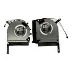 Set ventilatoare compatibile Asus DFS5K22B056738 DFS5K2211533718 / DQ5D577E009 DQ5D577E010, TUF Gaming F15 FX506HC FX506HCB FX506HE FX506HEB FX506HF FX506HM FX566HC FX566HM, F17 FX706HC FX706HCB FX706HE FX706HF FX706HM