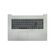 Carcasa superioara si tastatura Lenovo V320-17IKB, V320-17ISK, IdeaPad 320-17AST, 320-17IKB, 320-17ISK, argintie, fara iluminare, layout UK, originala, model 5CB0N96316