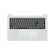 Carcasa superioara si tastatura Lenovo IdeaPad 320-15ABR, 320-15AST, 320-15IAP, 320-15IKB, 320-15ISK, alba, fara iluminare, layout US, originala, model 5CB0N86384