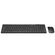 Kit tastatura si mouse optic wireless, negru layout US, model K-06