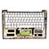 Carcasa superioara palmrest Dell XPS 13 9370, 9380, 7390, XPS 13 9305, echipate cu tastatura cu layout UK, neagra, model 5YGP6 FNCV1