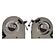 Set ventilatoare coolere Dell G Series G3 3500, G5 15 5500 5505, PC01D F3DF0 MG75090V1-C200-S9A MG75090V1-C210-S9A (GTX 1660 Ti sau RTX 2060), grosime 12mm