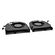 Set ventilatoare coolere Dell G Series G3 3500, G5 15 5500 5505, PC01D F3DF0 MG75090V1-C200-S9A MG75090V1-C210-S9A (GTX 1660 Ti sau RTX 2060), grosime 12mm