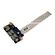 Placa auxiliara cu porturi USB, ethernet si audio HP ProBook 450 G4, 455 G4, 470 G4, model DA0X83TB6F0