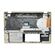 Carcasa superioara cu tastatura HP Pavilion X360 15-CR, 15T-CR, TPN-W132, layout US, gri inchis cu auriu, model L12731-001