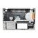 Carcasa superioara cu tastatura HP Pavilion X360 15-CR, 15T-CR, TPN-W132, layout UK, gri inchis cu argintiu, model L12732-031