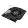 Cooler GPU "Fan2" HP OMEN 16-AE, 16T-AE, 16-W, 16T-W, 16-WD, 16T-WD, 16-WF, 16T-WF, 16-X, 16Z-X, 16-XD, 16Z-XD, 16-XF, 16Z-XF, Victus 16-R, 16T-R, 16-S, 16T-S cu TDP 80W, model DFSCL42P06593C, DC280016HF0