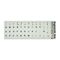 Abtibild sticker pentru tastatura, fundal alb, caractere negre