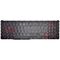 Tastatura compatibila Acer Nitro 5 AN515-43, AN515-54, AN515-55, AN517-51, Nitro 7 AN715-51, neagra, cu iluminare rosie, layout US