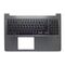 Carcasa superioara si tastatura Dell Vostro 15 5568, cu iluminare, gri, layout UK, cu scaner amprenta, model YMXC7