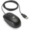 Mouse optic HP, 800 DPI, cablu USB, negru