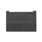 Carcasa superioara cu tastatura originala Lenovo V15-IKB Type 81YD, gri inchis, layout US, fara iluminare, model 5CB0W44929